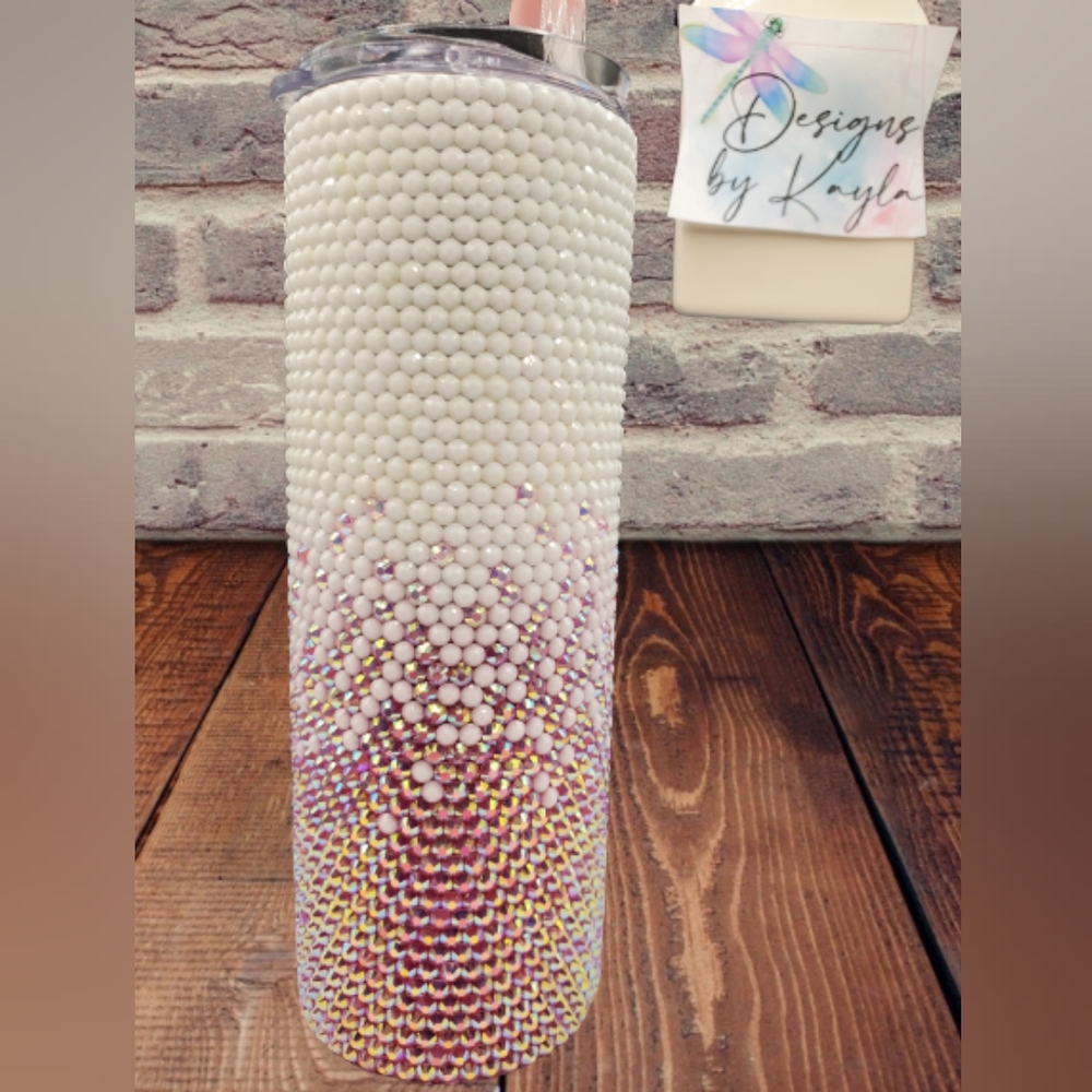 30 oz Rhinestone Hot/cold tumbler